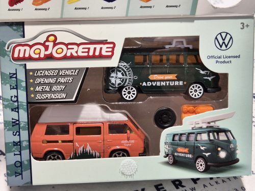 Volkswagen VW szett - VW T3 + VW T1 transporter -  Majorette - 1:64