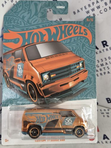 Hot Wheels Pearl & Chrome (2024) - Custom '77 Dodge Van - CHASE -  Hot Wheels - 1:64