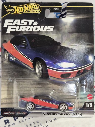 Hot Wheels Premium - Fast & Furious - Halálos iramban - Nissan Silvia (S15) -  Hot Wheels - 1:64