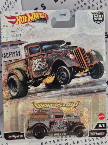 Hot Wheels Premium - Car Culture - Dragstrip - Willys (1933) - CHASE -  Hot Wheels - 1:64