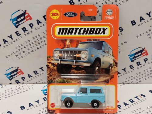 Ford Bronco (1970) - 2024 29/100 - hosszú kártyás -  Matchbox - 1:64