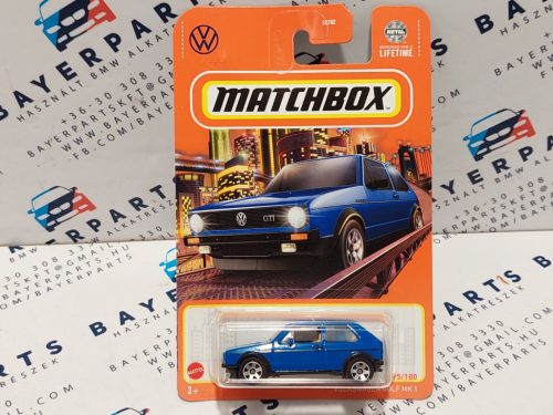 Volkswagen VW Golf MK 1 - 2024 95/100 - hosszú kártyás -  Matchbox - 1:64