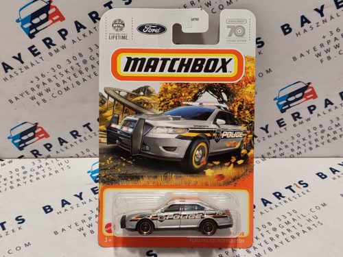 Ford Police Interceptor - 2023 23/100 - hosszú kártyás -  Matchbox - 1:64