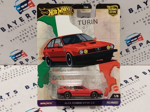 Hot Wheels Premium - Car Culture - World Tour - Alfa Romeo GTV6 3.0 -  Hot Wheels - 1:64