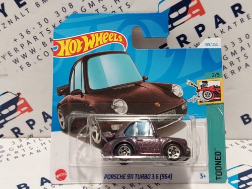 Hot Wheels Porsche 911 Turbo 3.6 (964)  - Tooned 2/5 - 199/250 -  Hot Wheels - 1:64