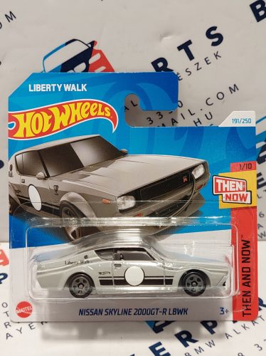 Hot Wheels Nissan Skyline 2000GT-R LBWK  - Then and now - 191/250 -  Hot Wheels - 1:64