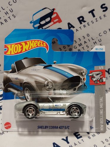 Hot Wheels Shelby Cobra 427 S/C  - Rolling Metal - 181/250 -  Hot Wheels - 1:64