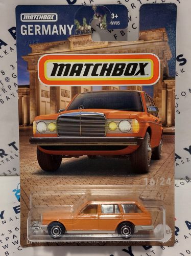 Mercedes-Benz W 123 - sárga -  Matchbox - 1:64