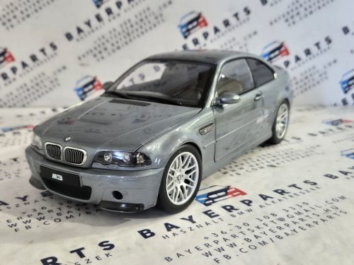 BMW E46 M3 CSL (2003) - szürke -  Norev - 1:18