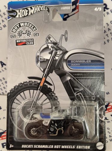 Hot Wheels Motorcycle Club - Ducati Scrambler Hot Wheels Edition -  Hot Wheels - 1:64