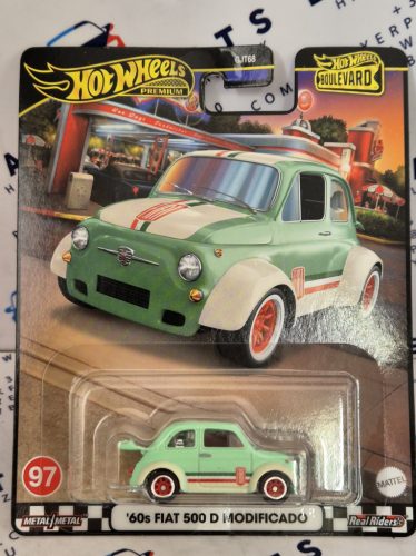 Hot Wheels Premium - Boulevard - Fiat 500D Modificado (1960) -  Hot Wheels - 1:64