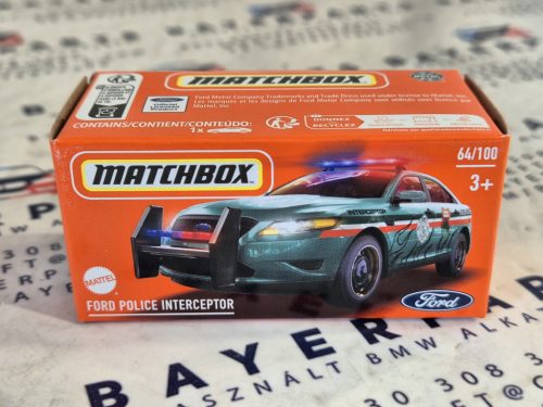 Ford Police Interceptor - 2024 64/100 -  Matchbox - 1:64