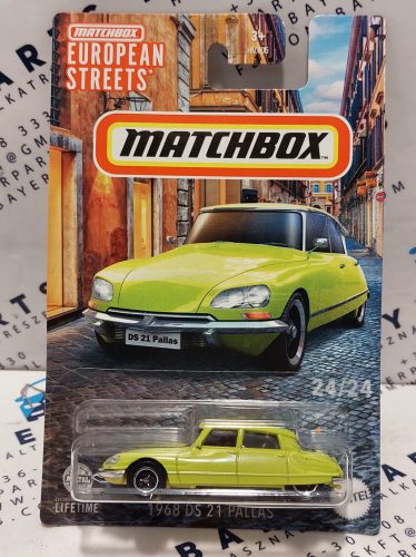 Matchbox European Streets - Citroen DS 21 Pallas (1968) -  Matchbox - 1:64