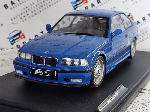 BMW E36 M3 coupe - kék -  Solido - 1:18