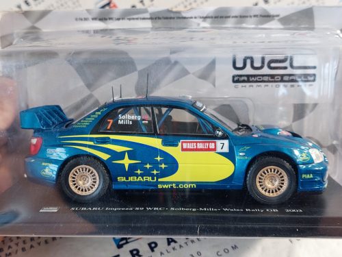 Subaru Impreza S9 WRC #7 - Wales Rally GB 2003 - Petter Solberg - Phil Mills -  Edicola - 1:24