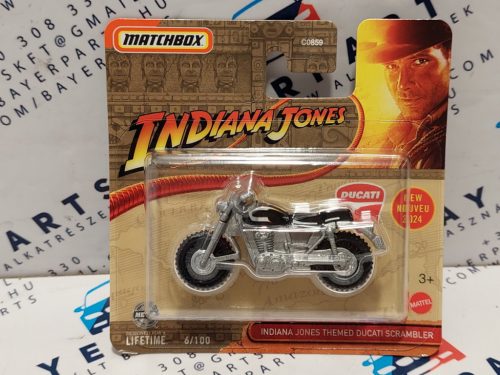 Ducati Scrambler - Indiana Jones - 2024 6/100 - bliszteres -  Matchbox - 1:64