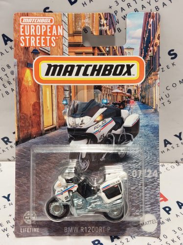 Matchbox European Streets - BMW R1200RT-P - bliszteres  -  Matchbox - 1:64