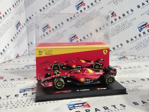 Ferrari SF-23 Team Scuderia F1 #16 (2023) - Monza - Charles Leclerc - PILÓTÁVAL -  Bburago - 1:43