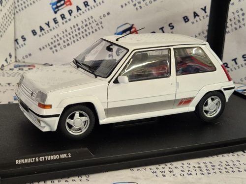 Renault R5 GT TURBO MKII (1989) - fehér -  Solido - 1:18