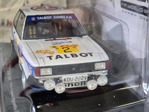 Talbot Sunbeam Lotus #2 (1981) - G. Freyuelin - J. Todt -  Edicola - 1:24