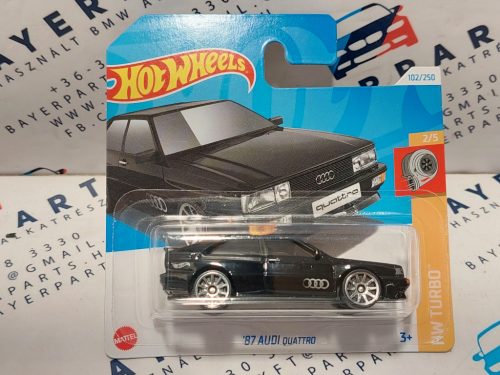 HW Audi Quattro (1987) - HW Turbo 2/5 - 102/250 -  Hot Wheels - 1:64