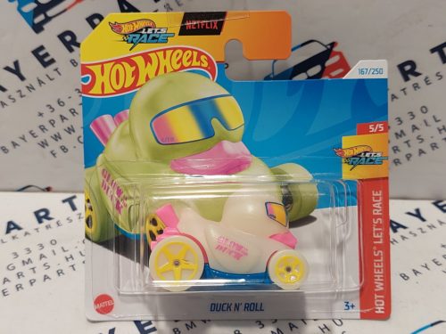 HW Duck N' Roll - Hot Wheels Let's Race 5/5 - 167/250 -  Hot Wheels - 1:64