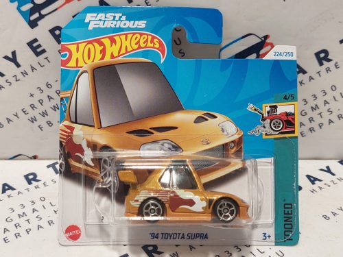 HW Toyota Supra (1994)- Tooned 4/5 - 224/250 -  Hot Wheels - 1:64