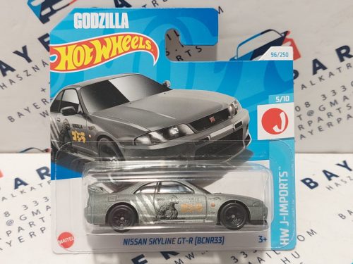 HW Nissan Skyline GT-R (BCNR33) - HW J-Imports 5/10 - 96/250 -  Hot Wheels - 1:64