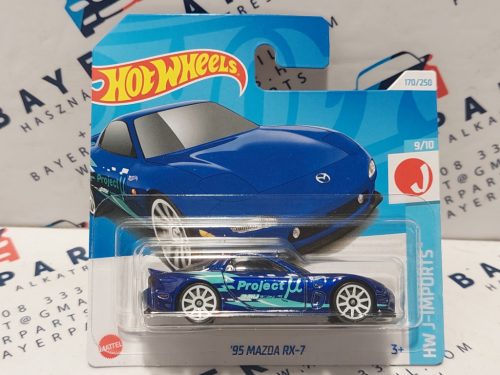 HW Mazda RX-7 (1995) - HW J-Imports 9/10 - 170/250 -  Hot Wheels - 1:64