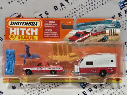 Matchbox Hitch and Haul - Ford Ranchero (1961) - MBX Traver Trailer II -  Matchbox - 1:64