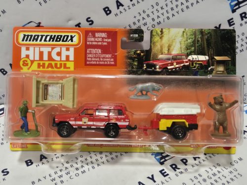 Matchbox Hitch and Haul - Jeep Wagoneer (1988) - Trailer Trawler -  Matchbox - 1:64