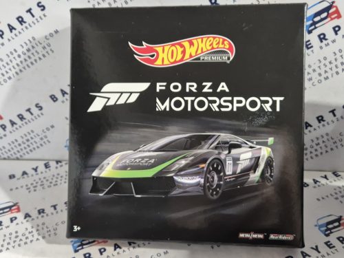 Hot Wheels Premium - Forza Motorsport - 5 darabos díszdobozos szett - Lamborghini Gallardo LP570 - 2016 Ford GT Race - Porsche 911 GT3 RS - Nissan Silvia S15 - Morris Mini -  Hot Wheels - 1:64