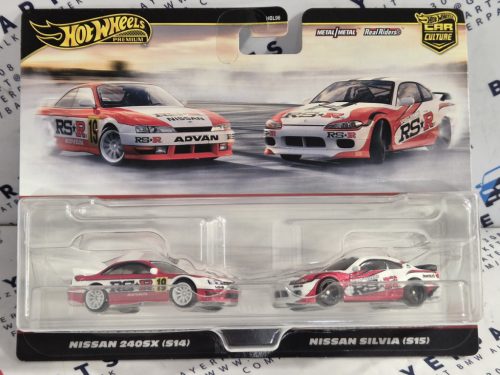 Hot Wheels Premium - Duo Pack - Nissan 240SX (S14) - Nissan Silvia (S15) -  Hot Wheels - 1:64