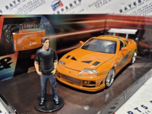 Toyota Supra (1995) - Fast and Furious - Halálos Iramban - Brian figurával -  Jada - 1:24