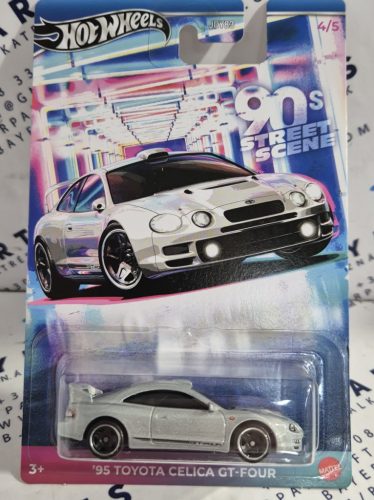 Hot Wheels - 90s Street Scene - 1995 Toyota Celica GT-Four -  Hot Wheels - 1:64