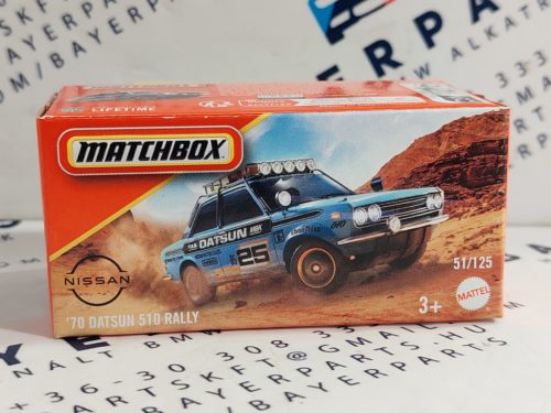 Datsun 510 Rally (1970) - 51/125 -  Matchbox - 1:64