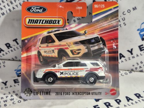 Ford Interceptor Utility (2016) - 96/125 - bliszteres -  Matchbox - 1:64