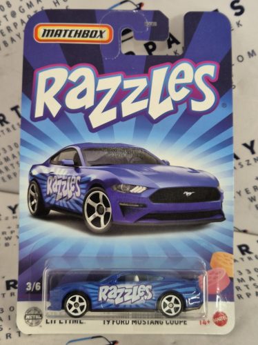 Matchbox Candy - '19 Ford Mustang Coupe - 3/6 - hosszú kártyás -  Matchbox - 1:64